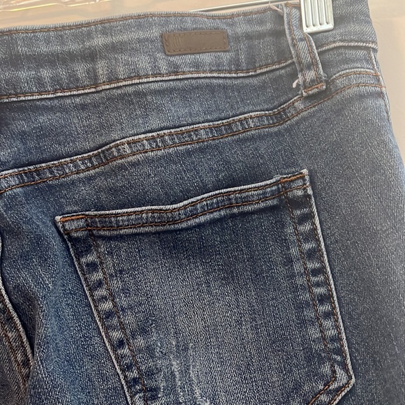 Kut From The Kloth 8 Amy ankle straight leg mid rise cuffed distressed - Picture 10 of 13